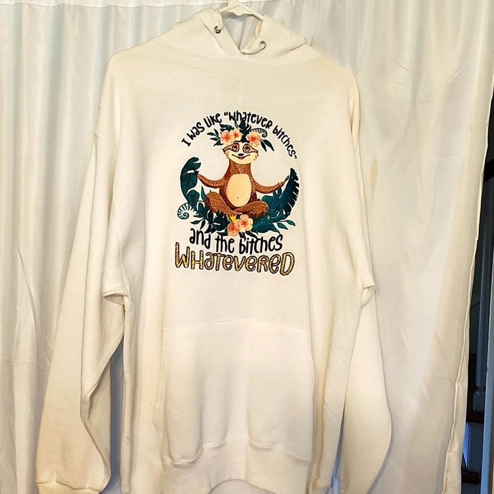Embroidery hoody